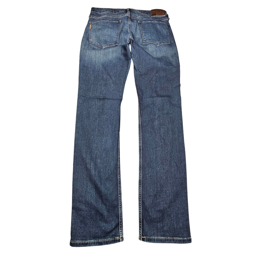 PAIGE Federal Transcend Slim Straight Jeans Mens 32 Cellar Dark Wash Blue - Picture 9 of 13